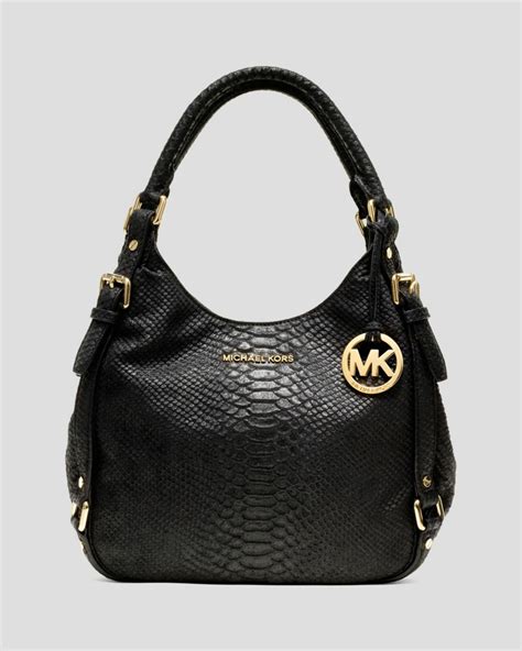 michael kors tasche krokodilleder|Michael Kors leather tote.